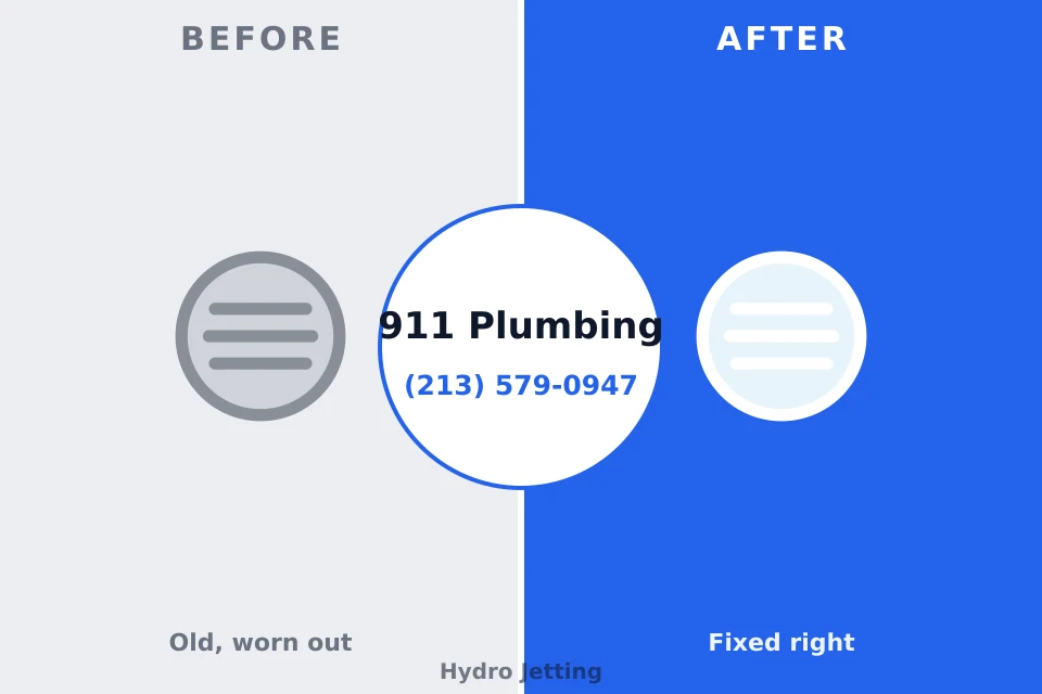 Before and after: plumbing repair Port Gibson, MS